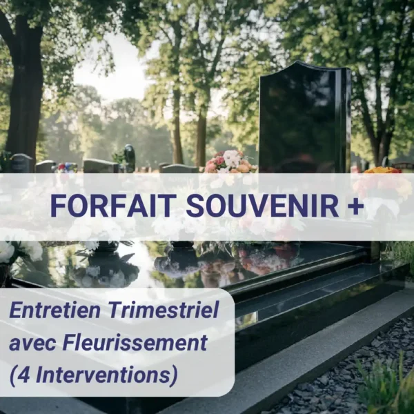Entretien et fleurissement trimestriel de sépultures et pierres tombales dans les Bouches-du-Rhône-et le Vaucluse-Forfait-Souvenir